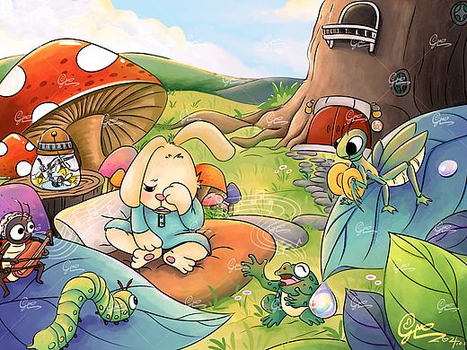 小兔子的奇妙露营