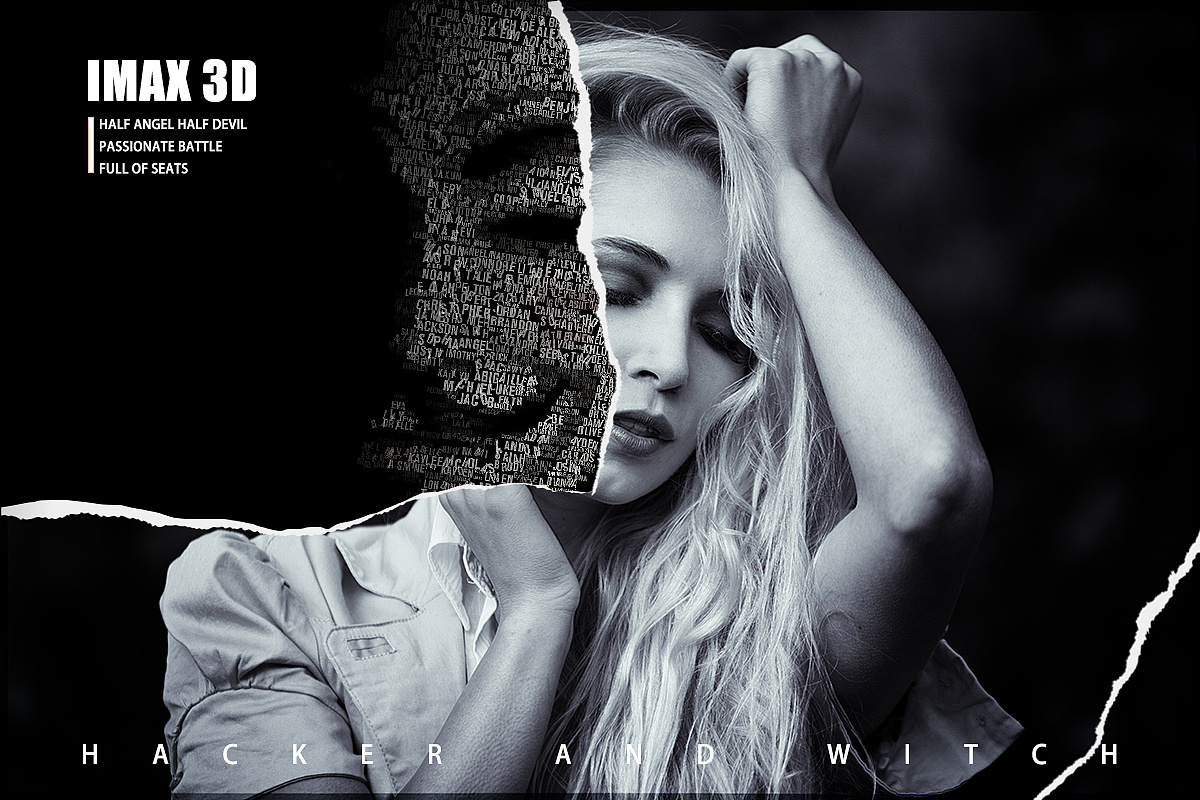 撕毁拼接图|平面|海报|煜见尼 - 临摹作品 - 站酷 (zcool)