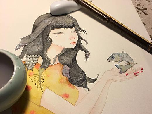 以前的一些手绘画