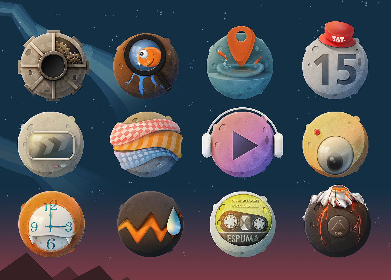 星球主题icon
