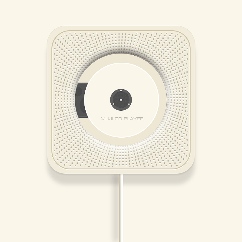 MUJI cd player