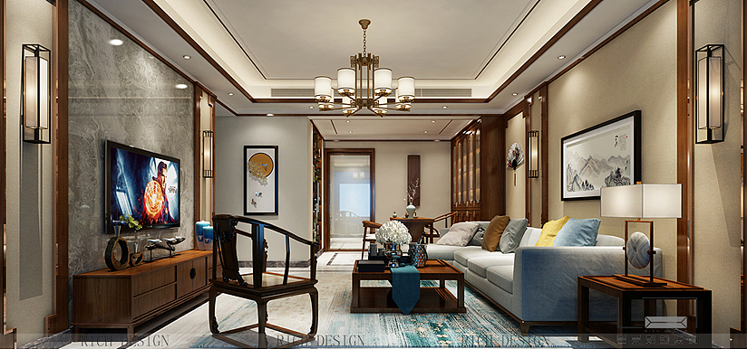 中式室内装饰设计·清幽雅芳