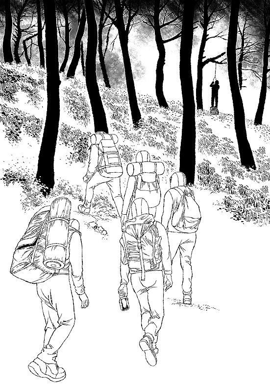 儿童插画,写实儿童插画绘本,写实探险插画,漫画线稿