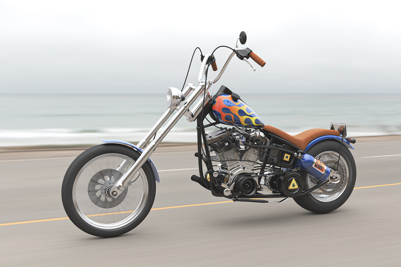 美国公路情怀:双凸轮摩托车