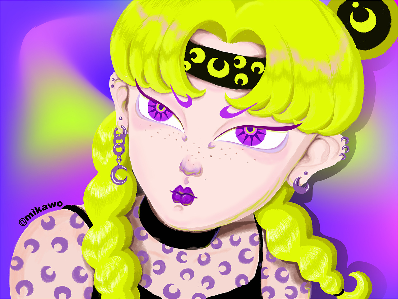 美少女战士重涂「新月girl」