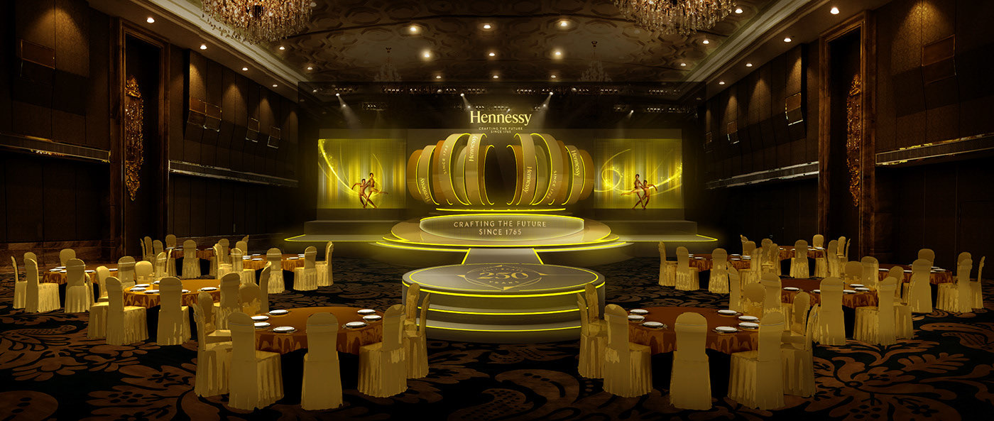 轩尼诗舞台设计效果图