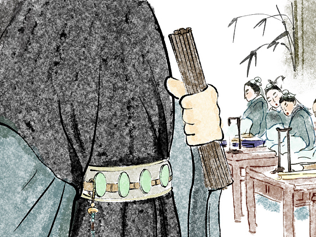 梁山伯与祝英台#国风插画3绘本3西安木丁插画