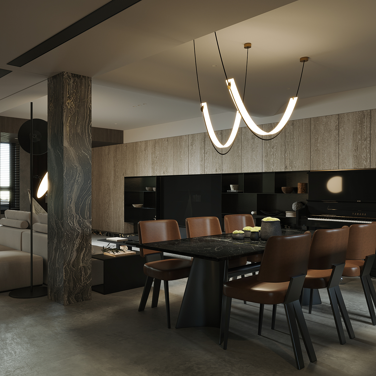 八月效果图项目整理（图ZMjcwNTY4MDAw） - 家装设计 - 站酷设计师柒上空间设计原创素材 - 站酷ZCOOL