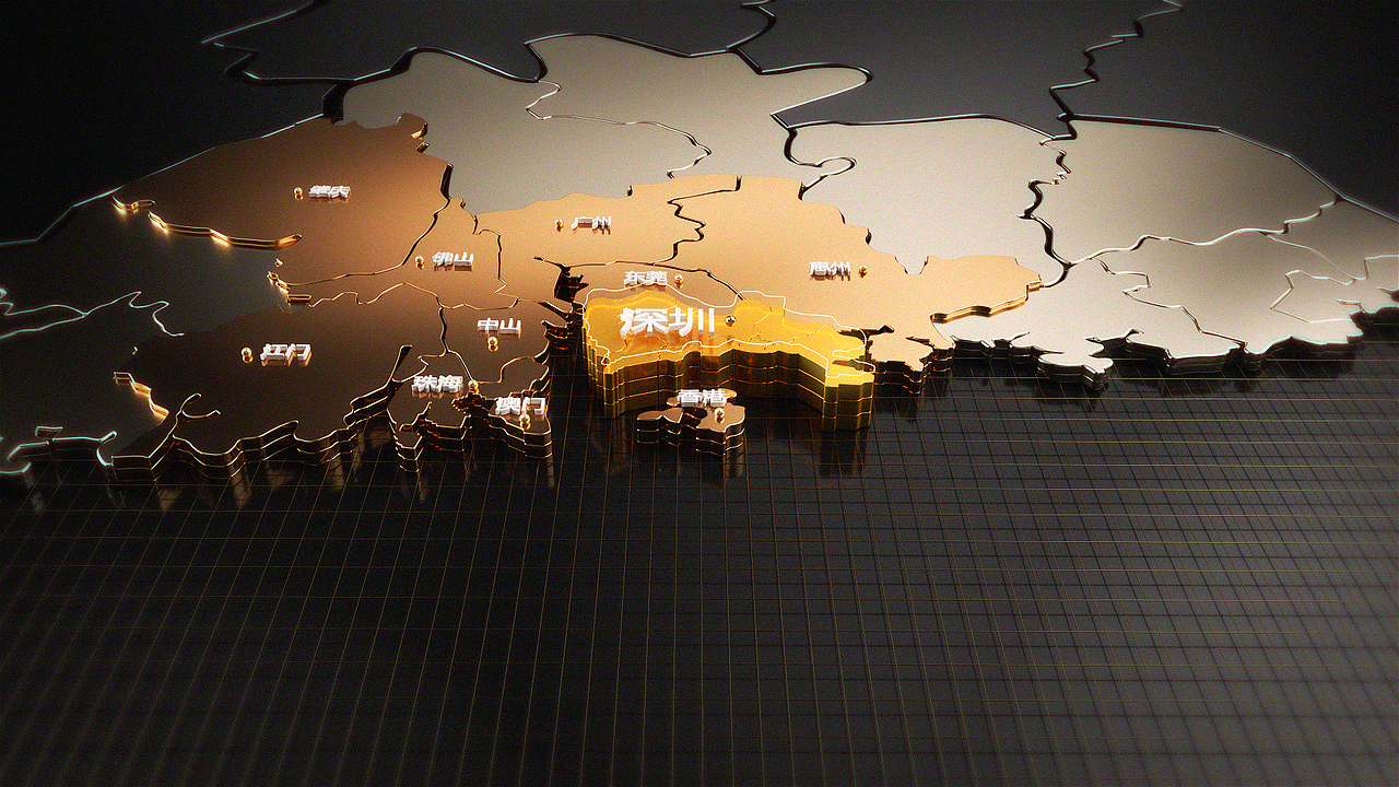 c4d黑洞地图场景动画