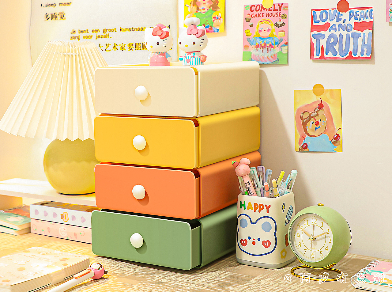 摄影/少女风桌面收纳盒
