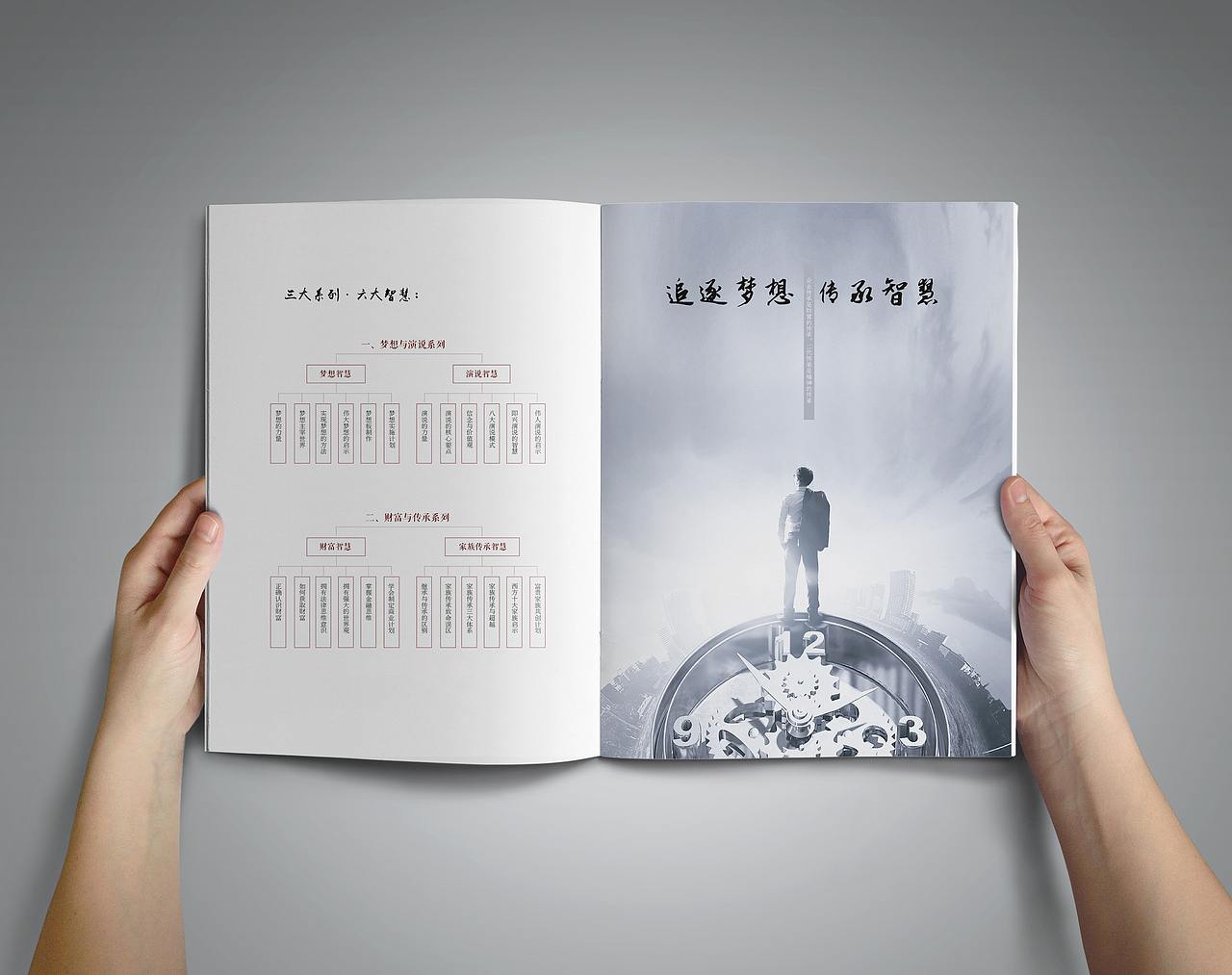 商学院画册版式设计