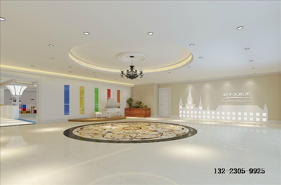 郑州幼儿园设计公司_绿荫草幼儿园设计装修效