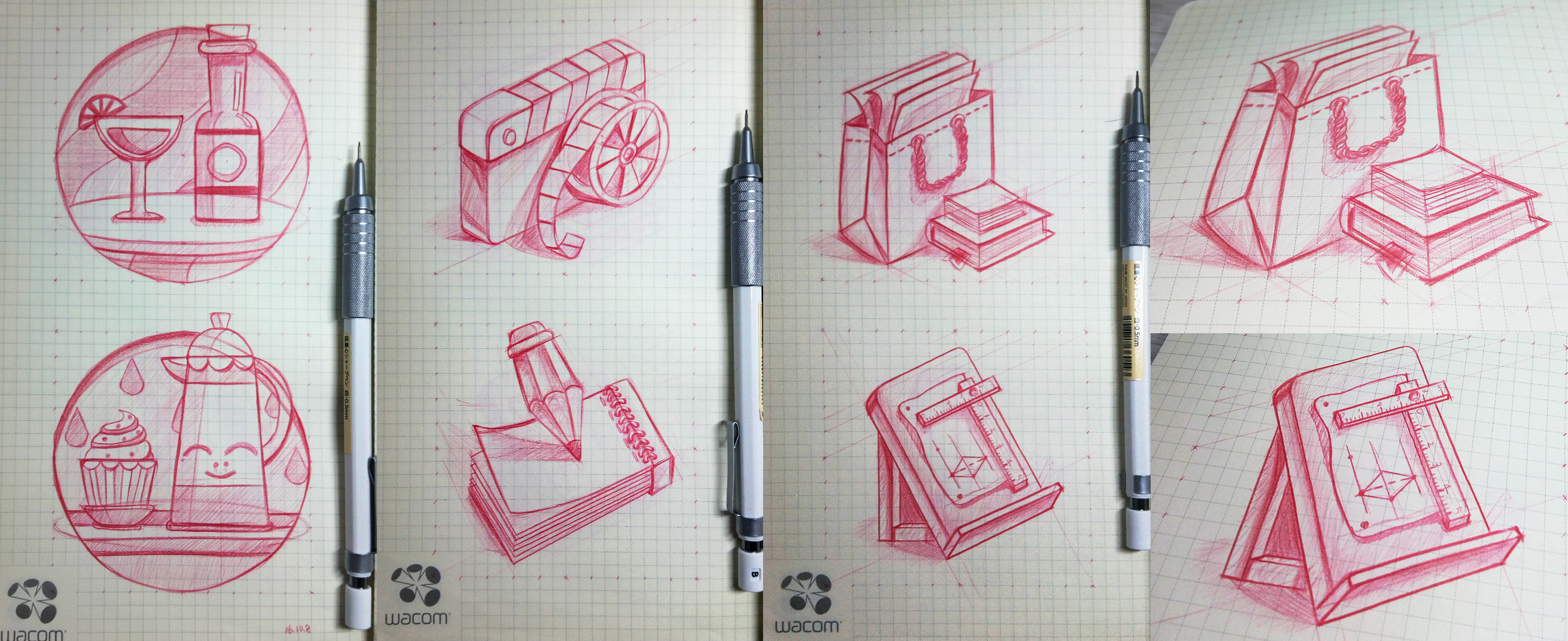 2016手绘icon练习~10月上 临摹