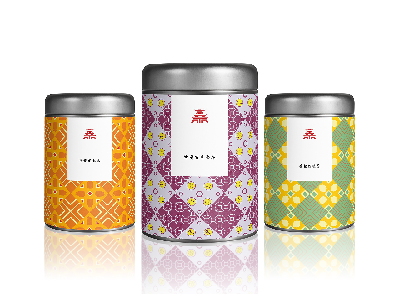 毕业设计纹样与原生水果茶结合