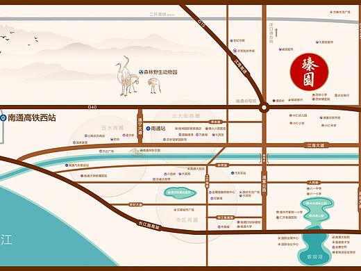 19-20年往期作品-地产区位图-臻园项目