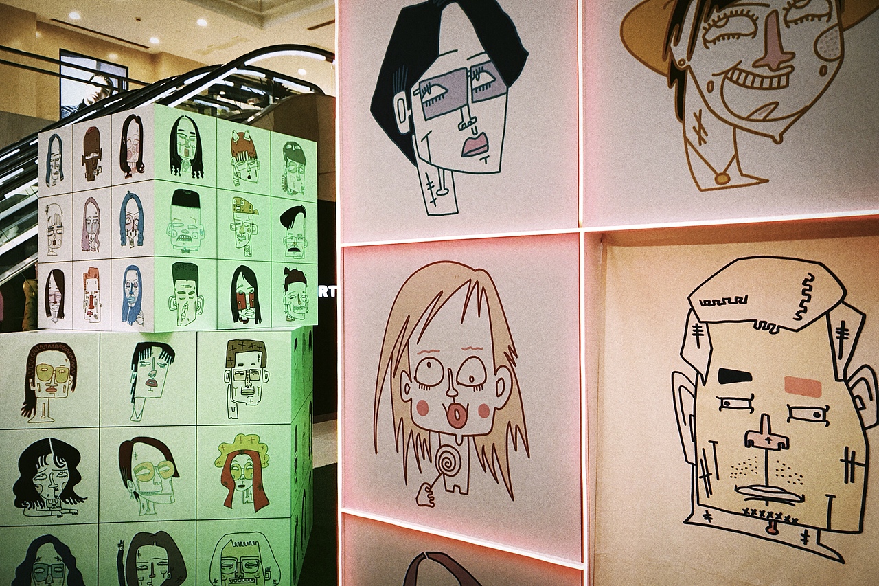 鬼迷乱眼/怪相盒子/FaceBox/西安/2019（图ZMTgxMTg3ODM2） - 展陈设计 - 站酷设计师王晨睿原创素材 - 站酷ZCOOL