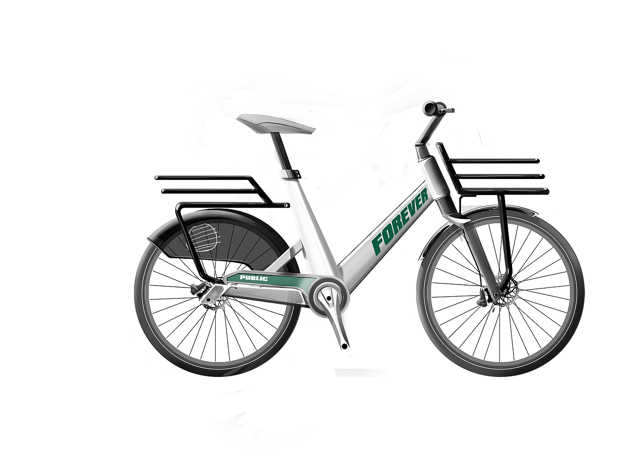 公共自行车方案（图ZNDI1MzQ1MDQ=） - 交通工具 - 站酷设计师outisder0701原创素材 - 站酷ZCOOL