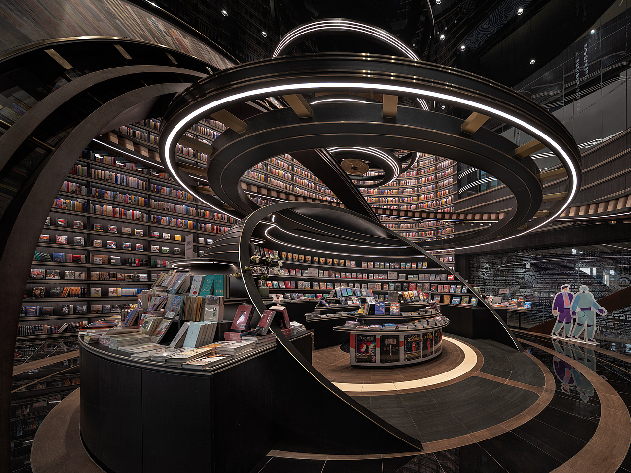 唯想国际 | 淮安钟书阁（图ZMzUzNTkzNzE2） - 商业空间设计 - 站酷设计师李想_唯想国际原创素材 - 站酷ZCOOL