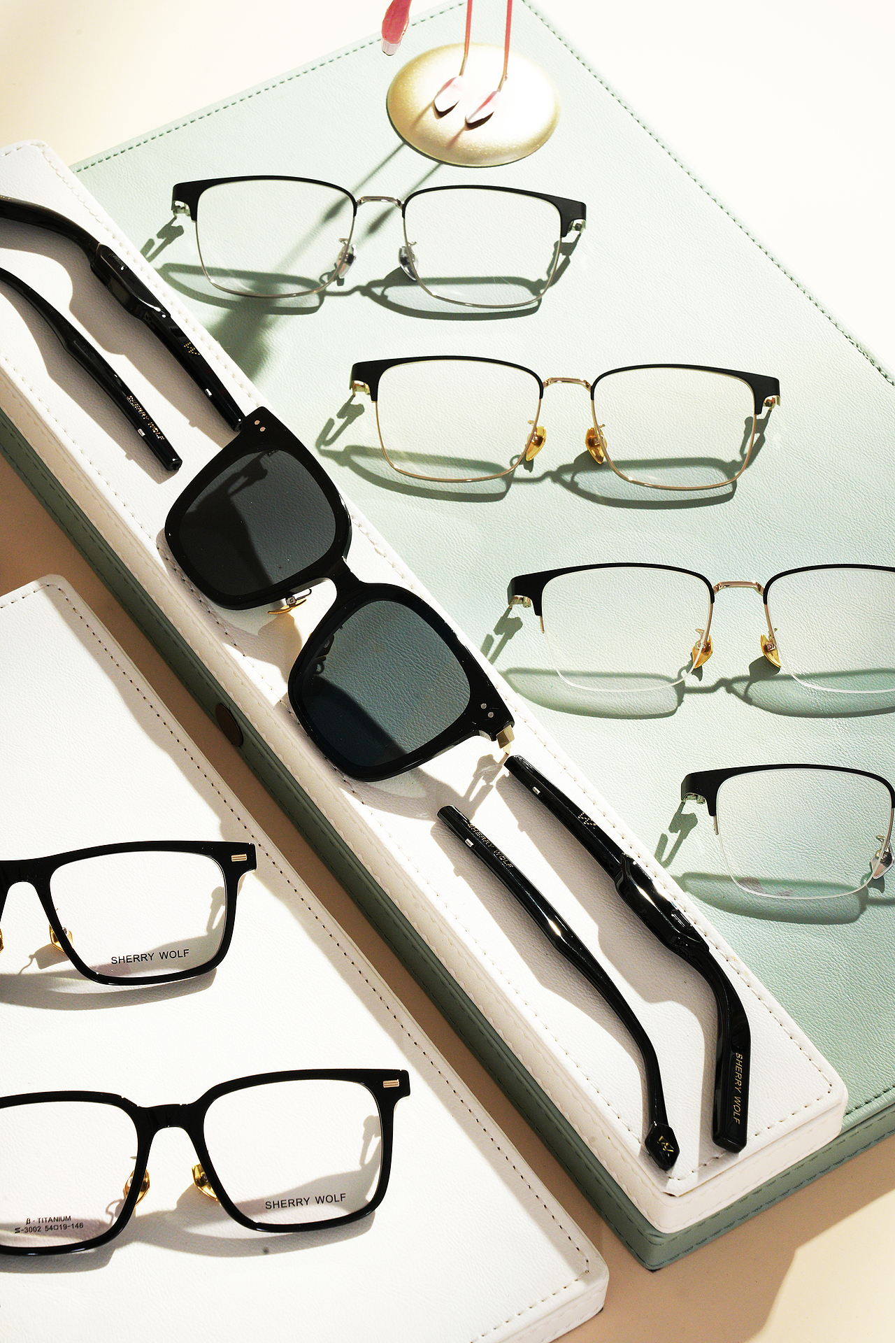 产品广告静物拍摄视频制作电商主图摄影详情设计眼镜拍