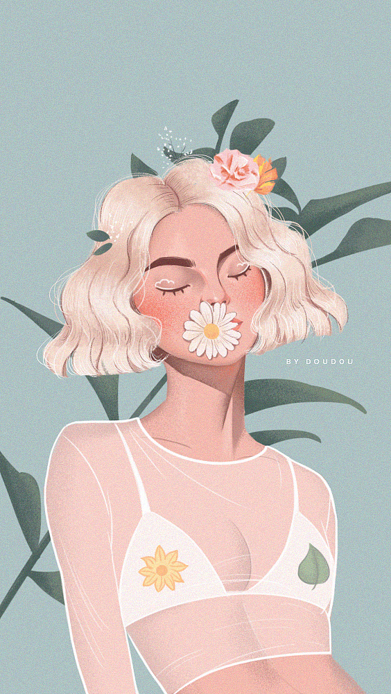 插画练习（图ZMTY3NzgzODUy） - 创作习作 - 站酷设计师一颗豆粒原创素材 - 站酷ZCOOL