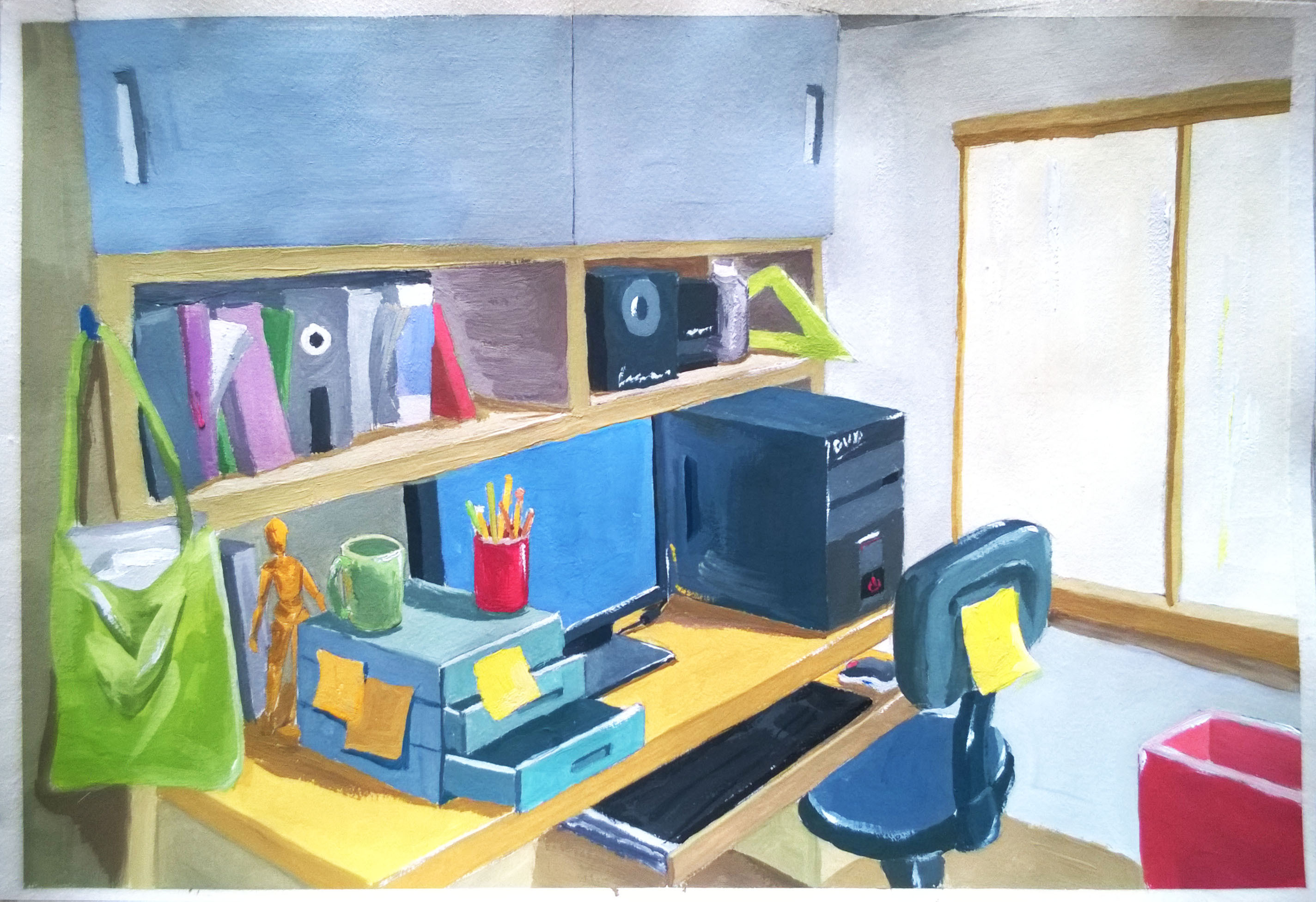 场景色彩 创意色彩_aria_zhang-站酷zcool