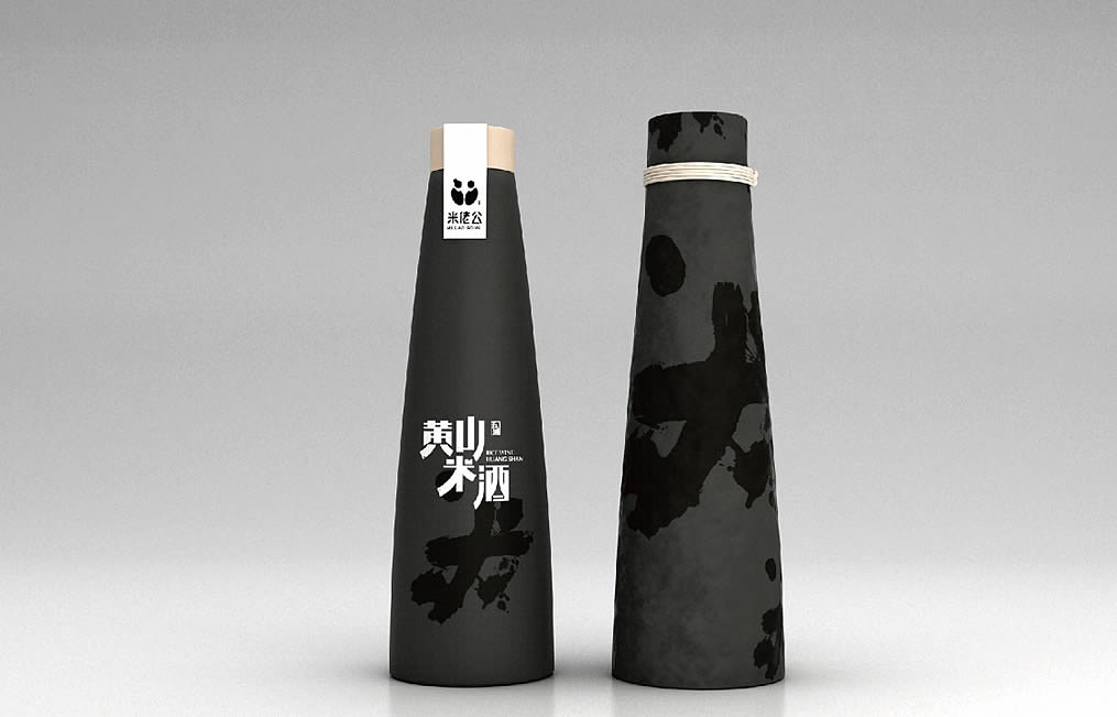 米佬公/婆-黄山米酒-曦芝品牌（图ZODgwNDk4ODQ=） - 包装 - 站酷设计师东方九重境原创素材 - 站酷ZCOOL