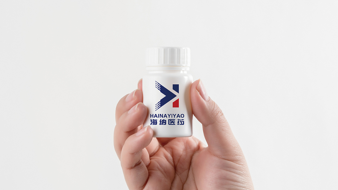 海纳医药logo设计