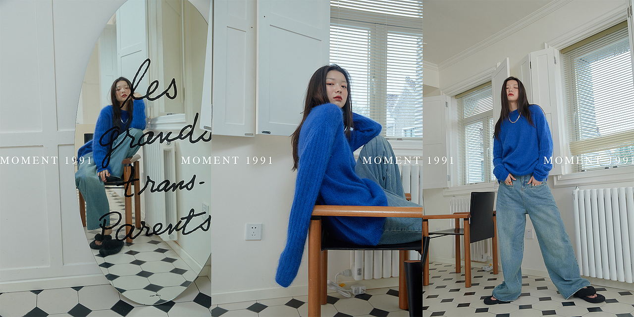 moment复古慵懒风毛衣秋冬设计感小众日系宽松套头