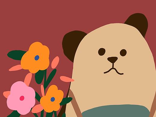 治愈小动物（个人主页-ZNTM0NzAwMjQ=） - 艺术插画 - 站酷设计师两两咕咕咕原创素材 - 站酷ZCOOL