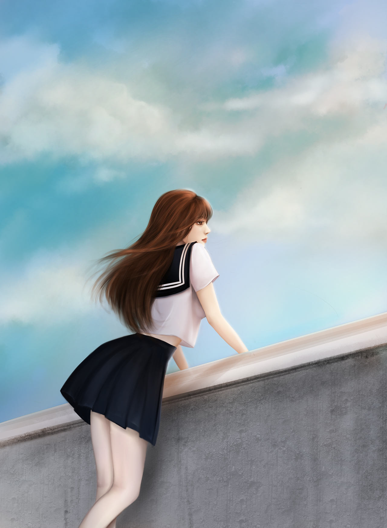 天台|插画|商业插画|zora_lmh - 原创作品 - 站酷 (zcool)