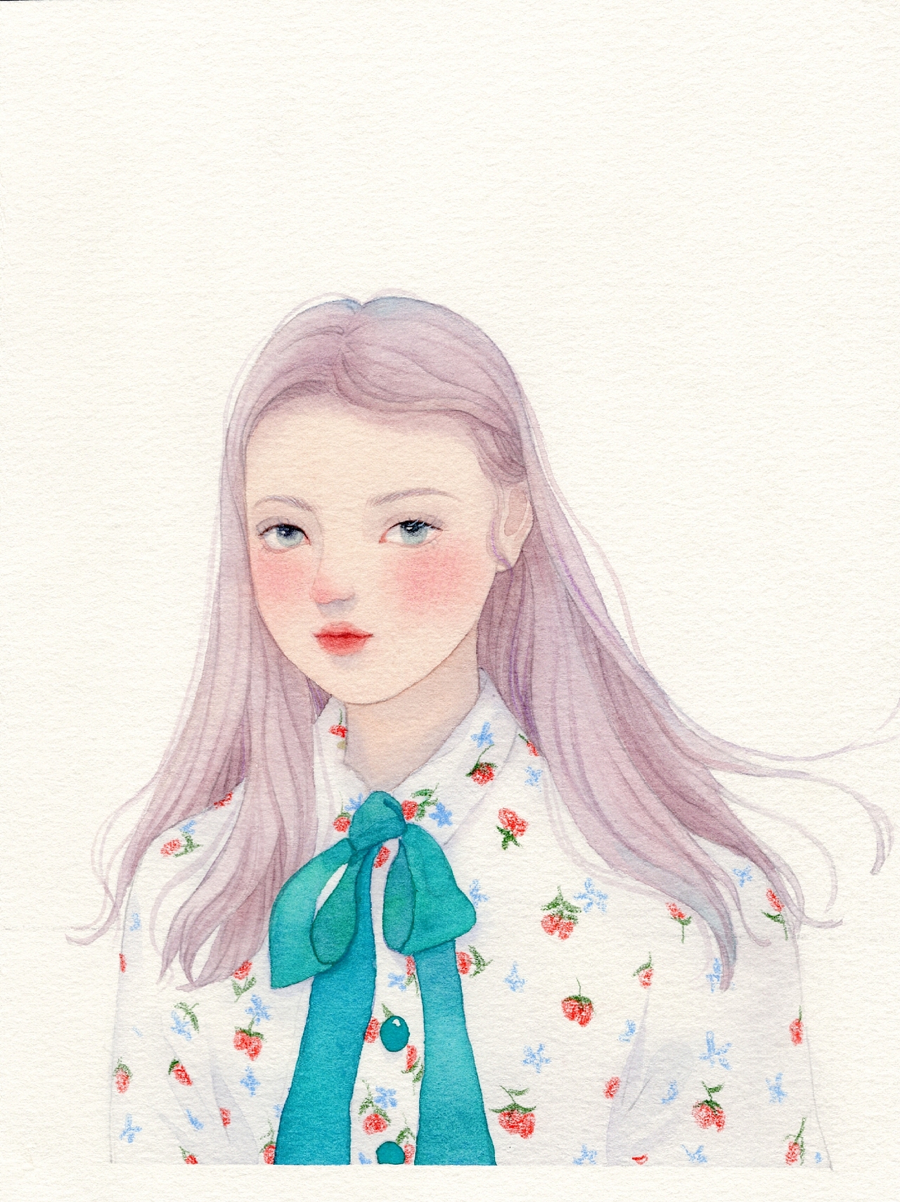 复古水彩人物头像插画（图ZMjIyNjU0NDM2） - 艺术插画 - 站酷设计师是wabi啊原创素材 - 站酷ZCOOL