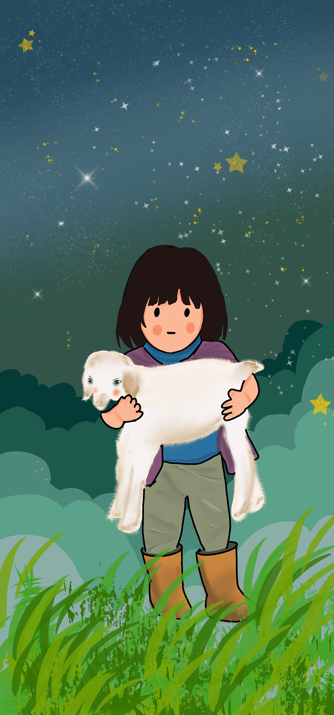 随画|插画|艺术插画|饭太稀加点糖 - 原创作品 - 站酷 (zcool)