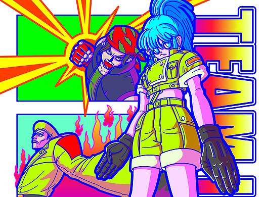 Team IKARI（个人主页-ZNTQ3NzMyNTI=） - 新锐潮流插画 - 站酷设计师沢ZZ_LEE原创素材 - 站酷ZCOOL