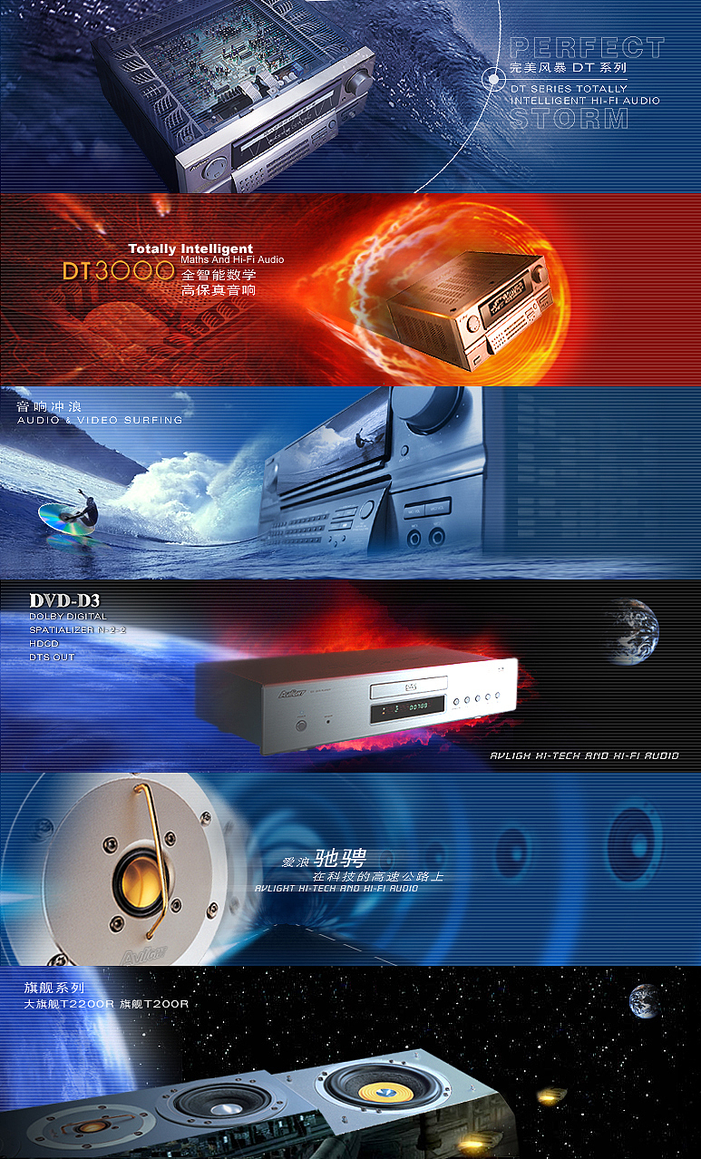 AVLIGHT 音响品牌网站设计