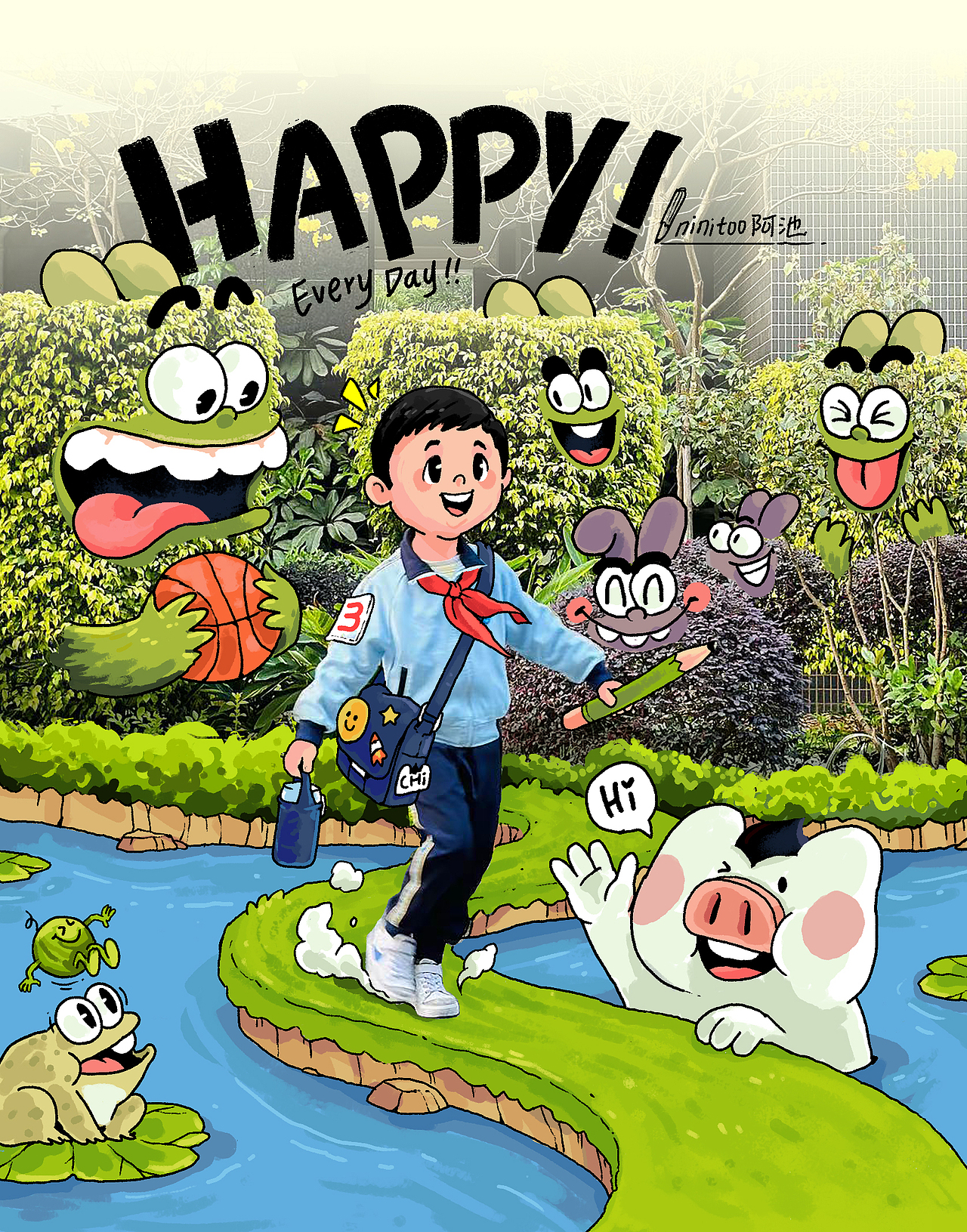 阿池的脑洞画3（图ZMzM5Mjc5Njgw） - 商业插画 - 站酷设计师阿池脑洞画原创素材 - 站酷ZCOOL