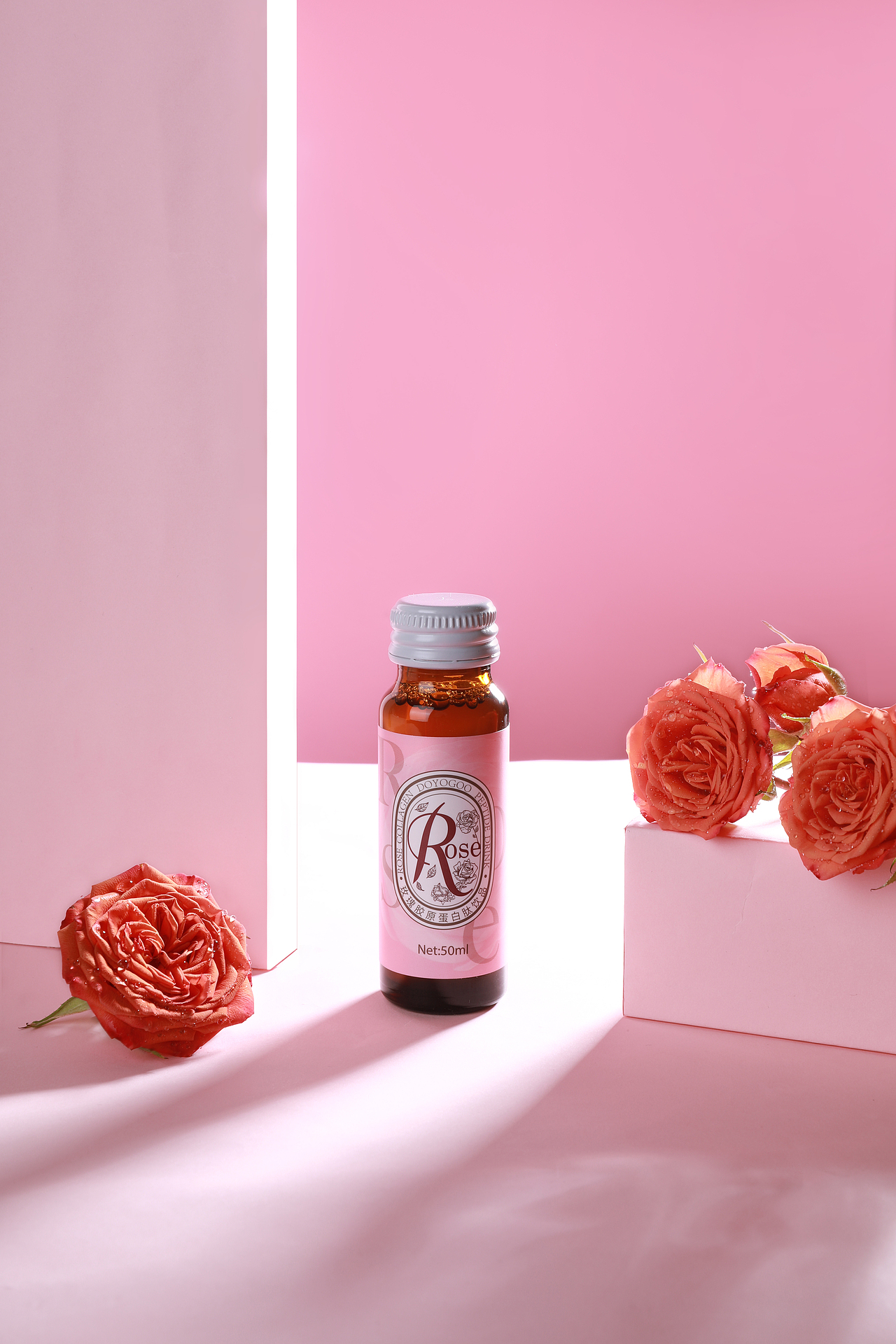 玫瑰胶原蛋白饮品拍摄（图ZMzAzNzY2MTYw） - 产品摄影 - 站酷设计师吃饭睡觉的豆子原创素材 - 站酷ZCOOL