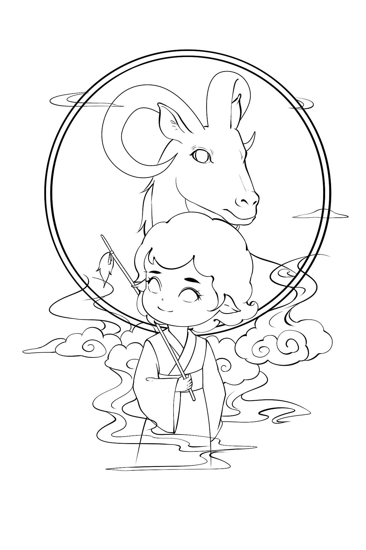 十二生肖合集_插画师花明-站酷zcool