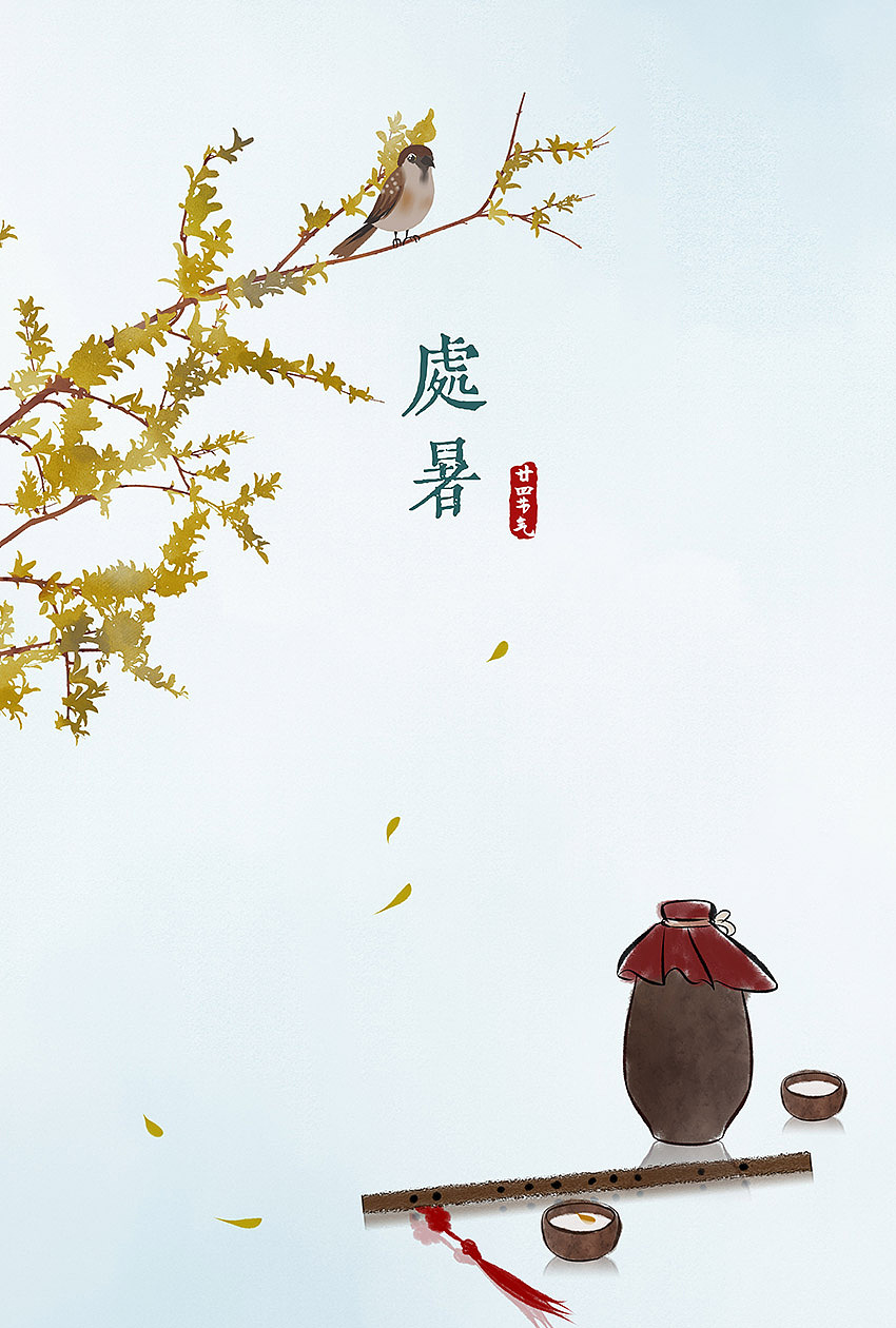 中国风二十四节气插画_石家小鬼-站酷zcool