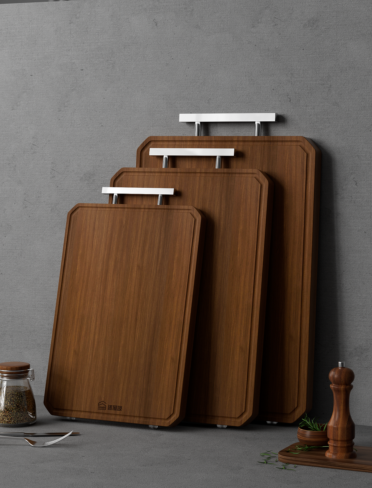 产品渲染/砧板渲染