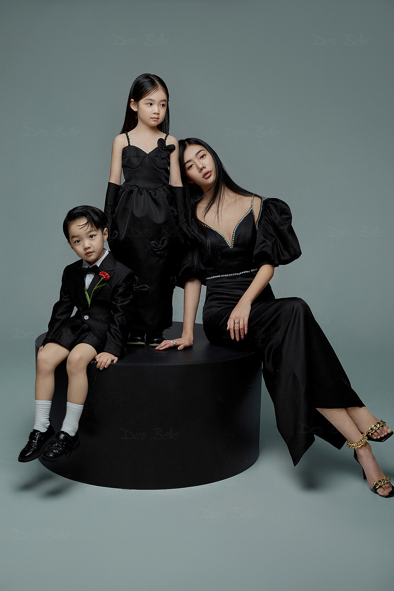 夏季新款礼服亲子