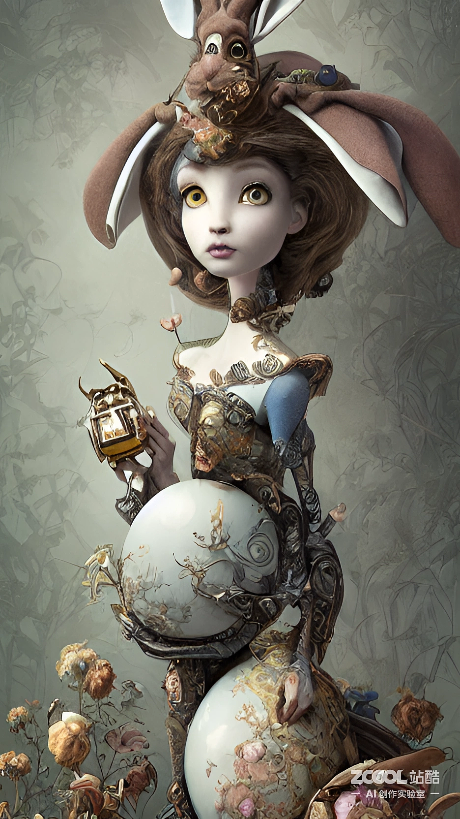 #AI创作实验室#【兔女】【迪士尼风格】