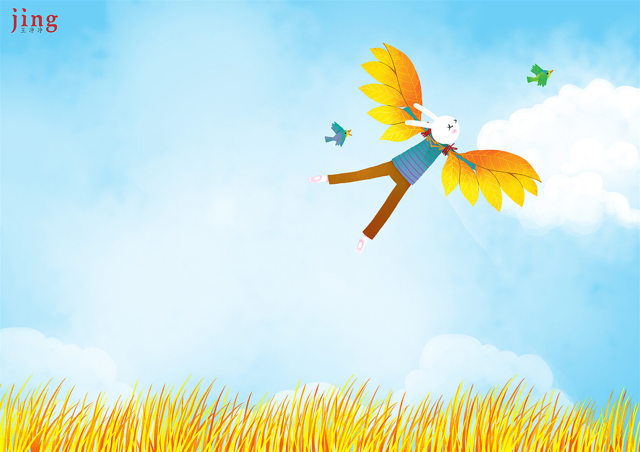 兔年插画合集 60幅艾玩兔横版壁纸插画（图ZMzEzNDI0NDcy） - 儿童插画 - 站酷设计师画儿晴天原创素材 - 站酷ZCOOL