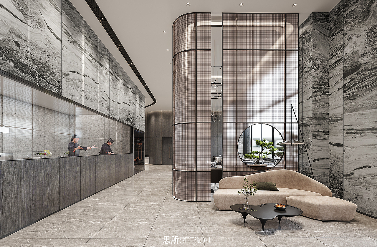 中餐廳-和沐瀟湘|思所設(shè)計（圖ZMjk3NDM5Njky） - 酒店餐飲設(shè)計 - 站酷設(shè)計師思所設(shè)計殷超原創(chuàng)素材 - 站酷ZCOOL