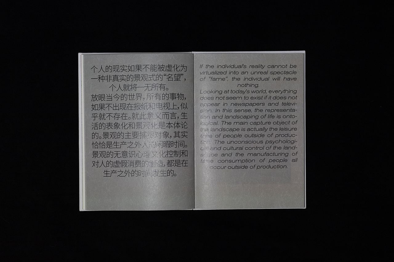 “景观社会”书籍设计