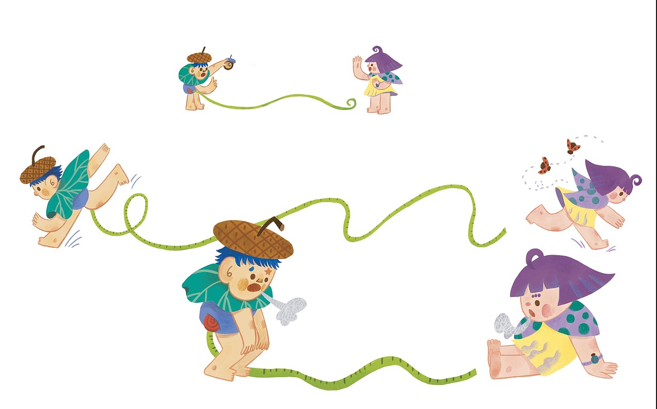 绘本《别去五厘米之外》创作记录及部分成品