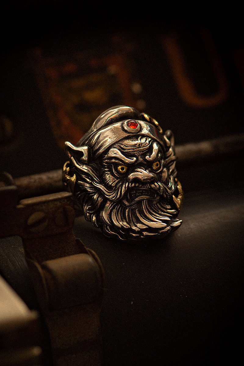 钟馗系列之戒指 零十原创设计 