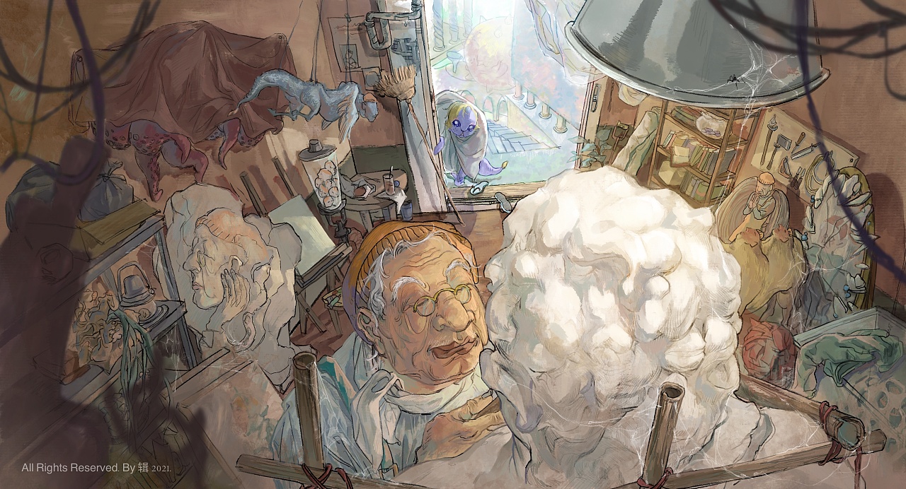 《变形记》|插画|艺术插画|好帅一只辑 - 原创作品 - 站酷 (zcool)