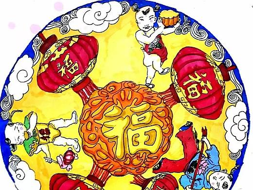 小孩儿戏中秋