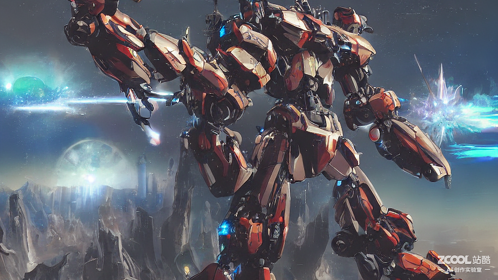 #AI创作实验室#机甲武士