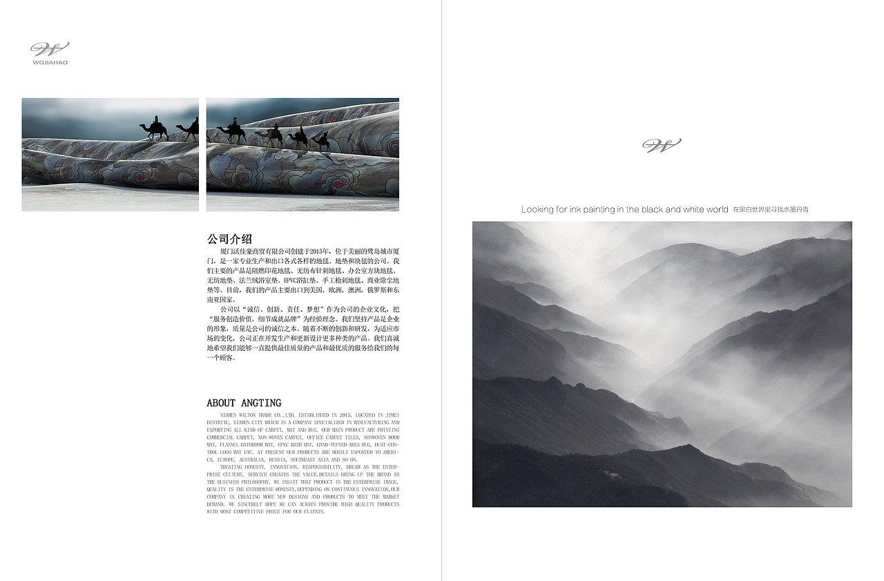 公司画册 地毯设计画册
